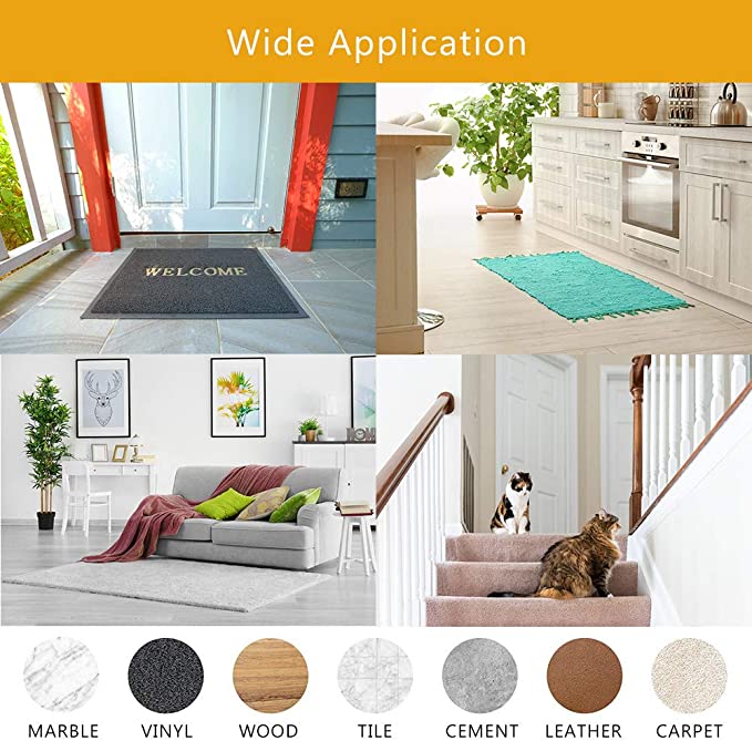 Gladiator Double Sided Tape Rug Carpet Extra Strong Heavy Duty Sticky Self Adhesive Floor 50mm X 10M