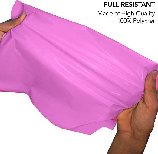 Pink Mailing Bags Strong Polythene Postage Plastic Postal Mail Seal