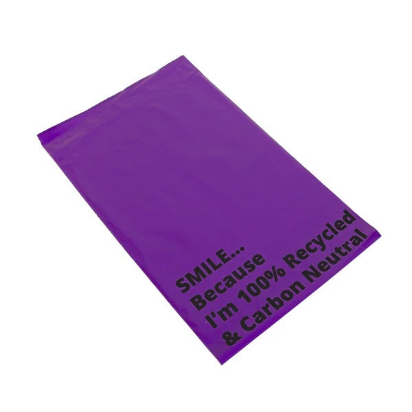 Violet Mailing Bags Strong Polythene Postage Plastic Postal Mail Seal