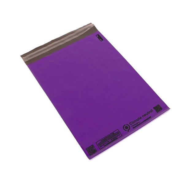 Violet Mailing Bags Strong Polythene Postage Plastic Postal Mail Seal