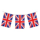 GB Bunting Flags Union Jack Flag 24 Fabric Flags Street Party British Flags