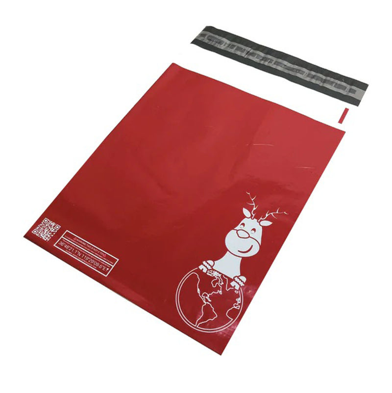 Christmas XMAS REINDEER Recycled Mailing Bag