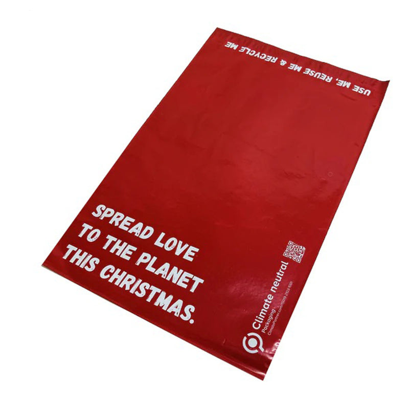 Christmas XMAS REINDEER Recycled Mailing Bag