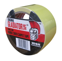 Gladiator Double Sided Tape Rug Carpet Extra Strong Heavy Duty Sticky Self Adhesive Floor 50mm X 10M